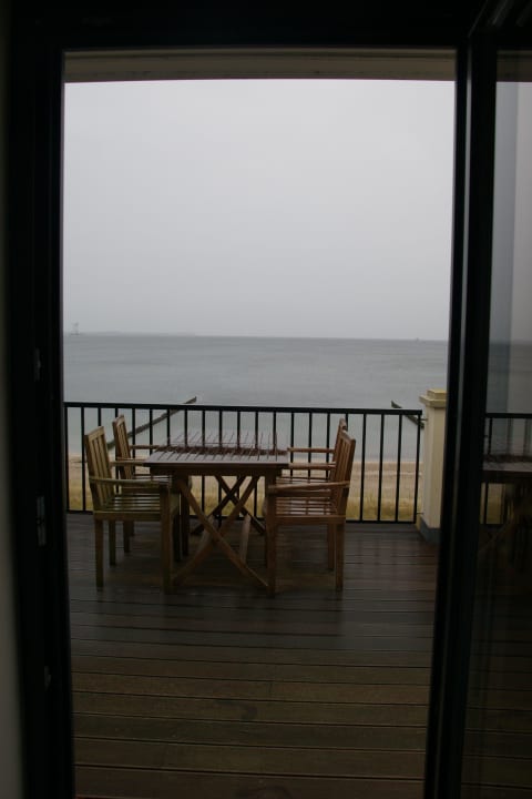 Blick vom Schlafzimmer auf das Meer Ostseeperle Glowe