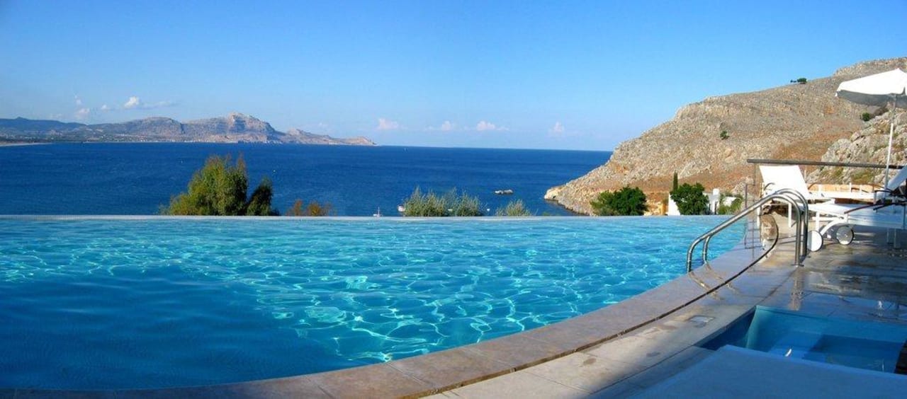 Pool Lindos Blu, Luxury Hotel & Suites - Adults only