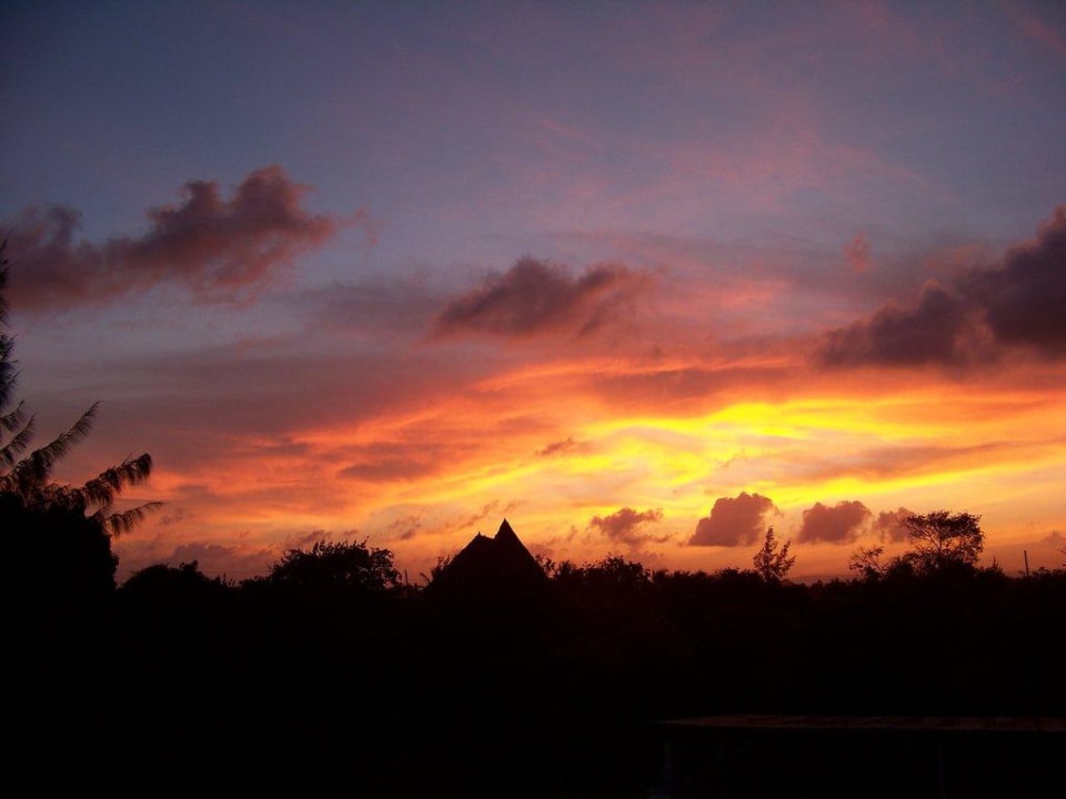 Sonnenuntergang Hotel Diani Palm Resort