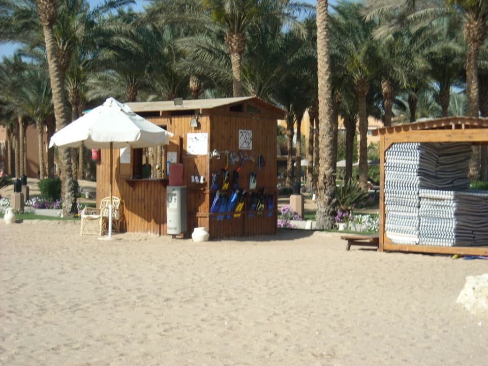 Ausgabe Schnorchelausrüstung Grand Makadi