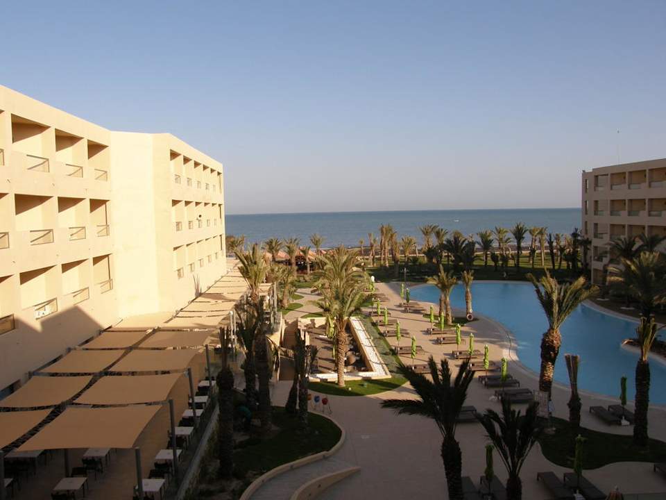 Blicl vom Balkon Hotel Rosa Beach