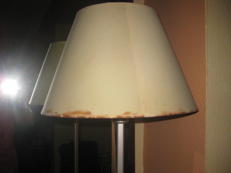 Angebrannter Lampenschirm Sol Hicacos Varadero