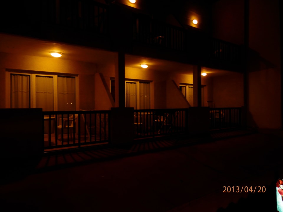 Blick vom Balkon bei Nacht Dunas Club - Hotel & Apartamentos