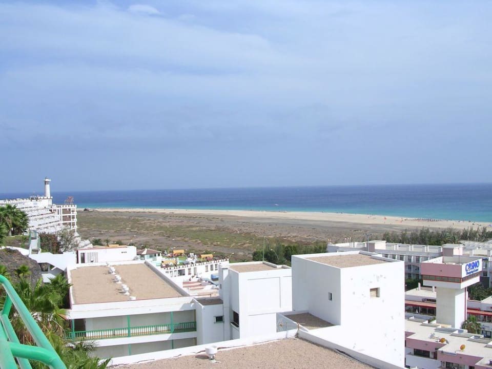 Aussicht zum Strand Servatur Alameda de Jandía