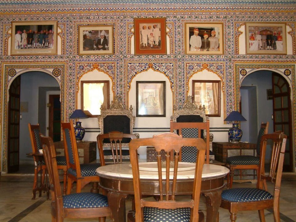 Prunksaal im Castle Mandawa Hotel Mandawa Castle