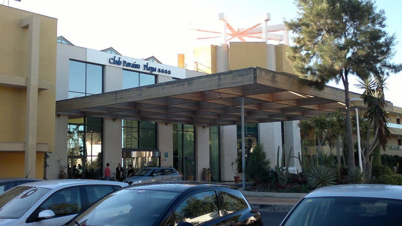 Hoteleingang SBH Club Paraiso Playa