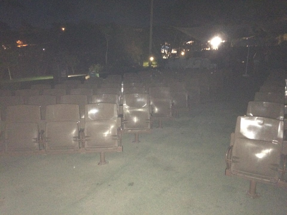 Bestuhlung vom Hotel Bühnenbereich Insotel Club Tarida Playa