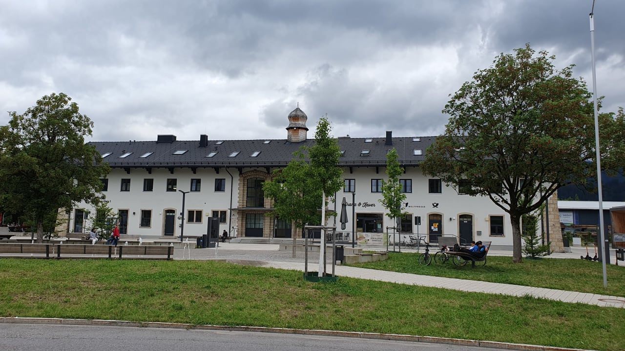 Außenansicht Hotel Am Gleis 1