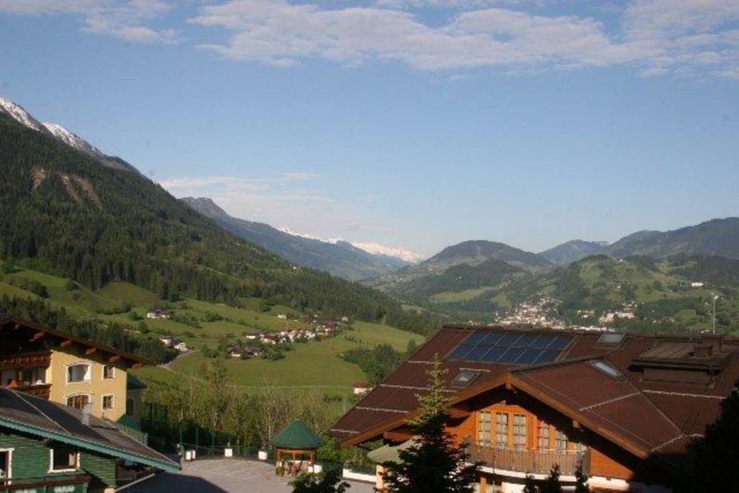Ausblick vom Balkon Hotel Zinnkrügl