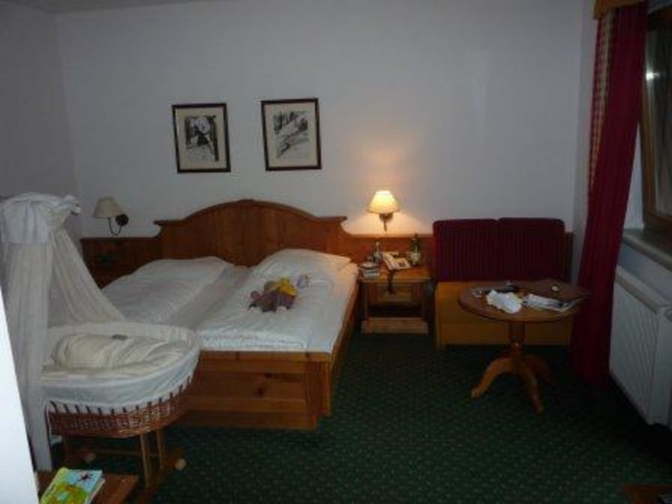 Schlafbereich Zimmer 401 Babyhotel Babymio