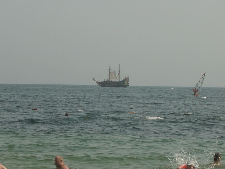 Piratenschiff vom Hotelstand aufgenommen El Mouradi Club Kantaoui