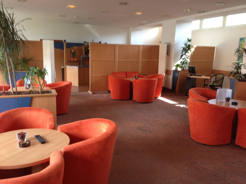 Raucherlobby mit TV Apartment-Hotel Hamburg Mitte