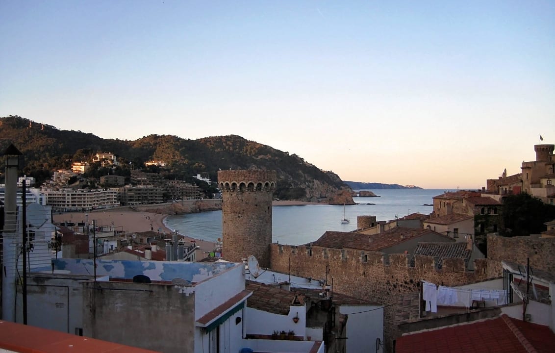 Widok z tarasu Hotel Fonda Lluna