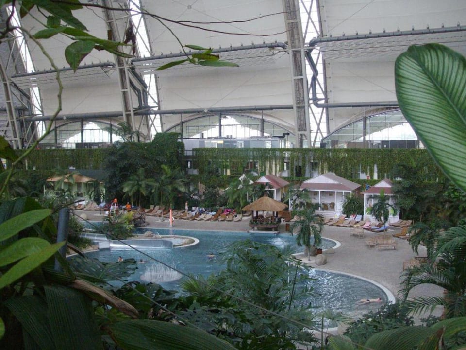Blick auf die Lagune Tropical Islands Resort