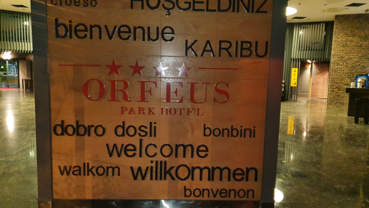 Lobby Hotel Orfeus Park