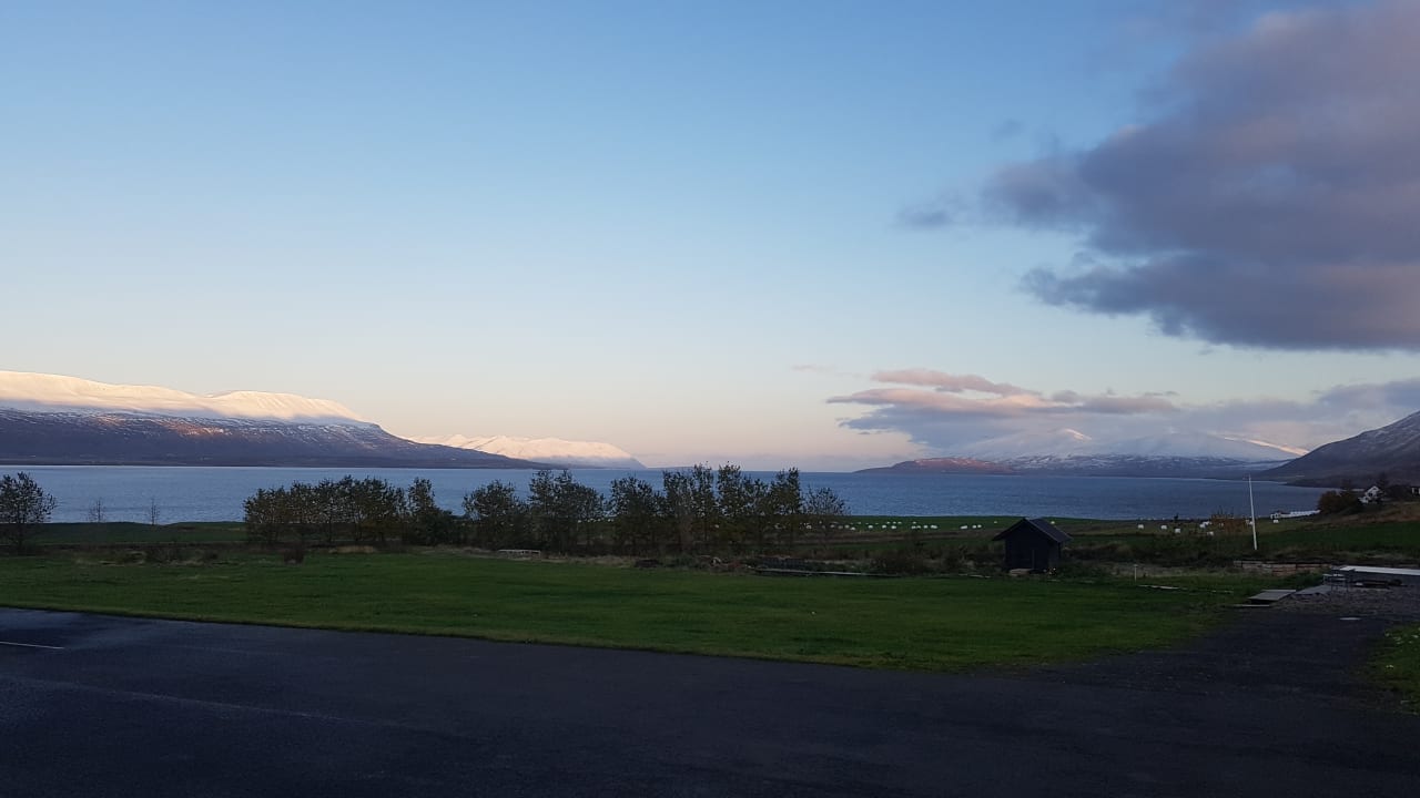 Ausblick Countryhotel Sveinbjarnargerdi