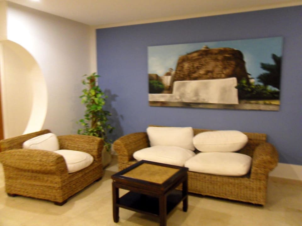 Lobby unseres Stockwerkes Iberostar Selection Santa Eulalia Ibiza