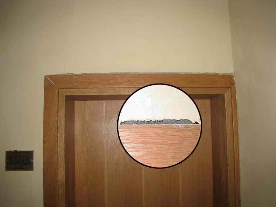 Obsadzenie drzwi po remoncie Lindos Royal Resort