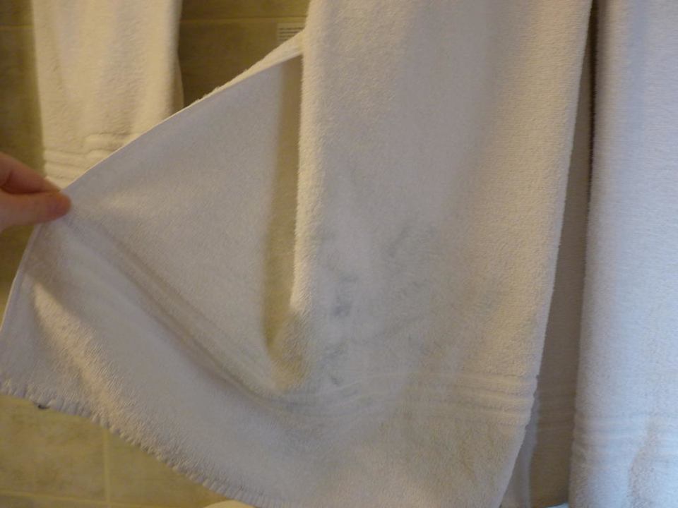 Dreckige Handtücher Hotel Le Prince de Liège