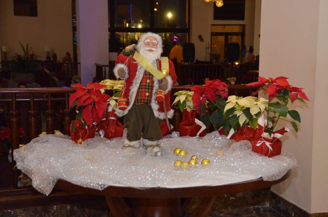 Silvester Deko in der Lobby Steigenberger Aqua Magic