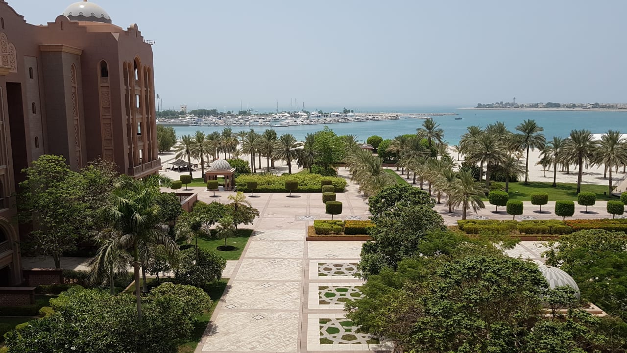 Ausblick Emirates Palace Mandarin Oriental