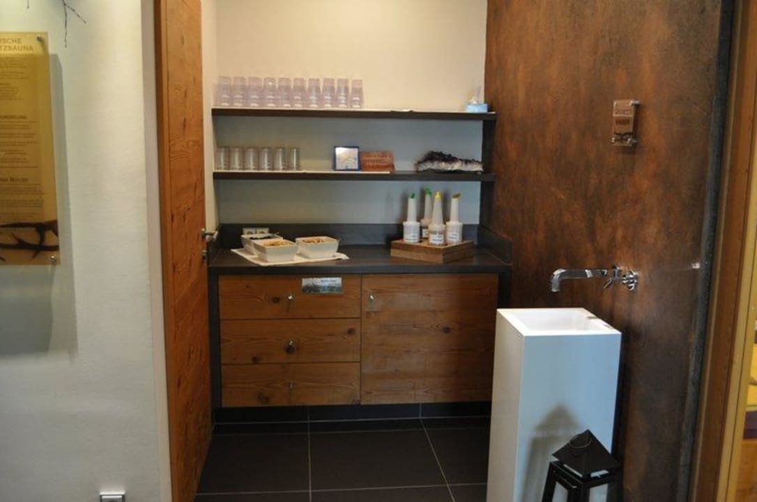 Getränke- / Snackbar im Wellnessbereich Hotel DIE SONNE