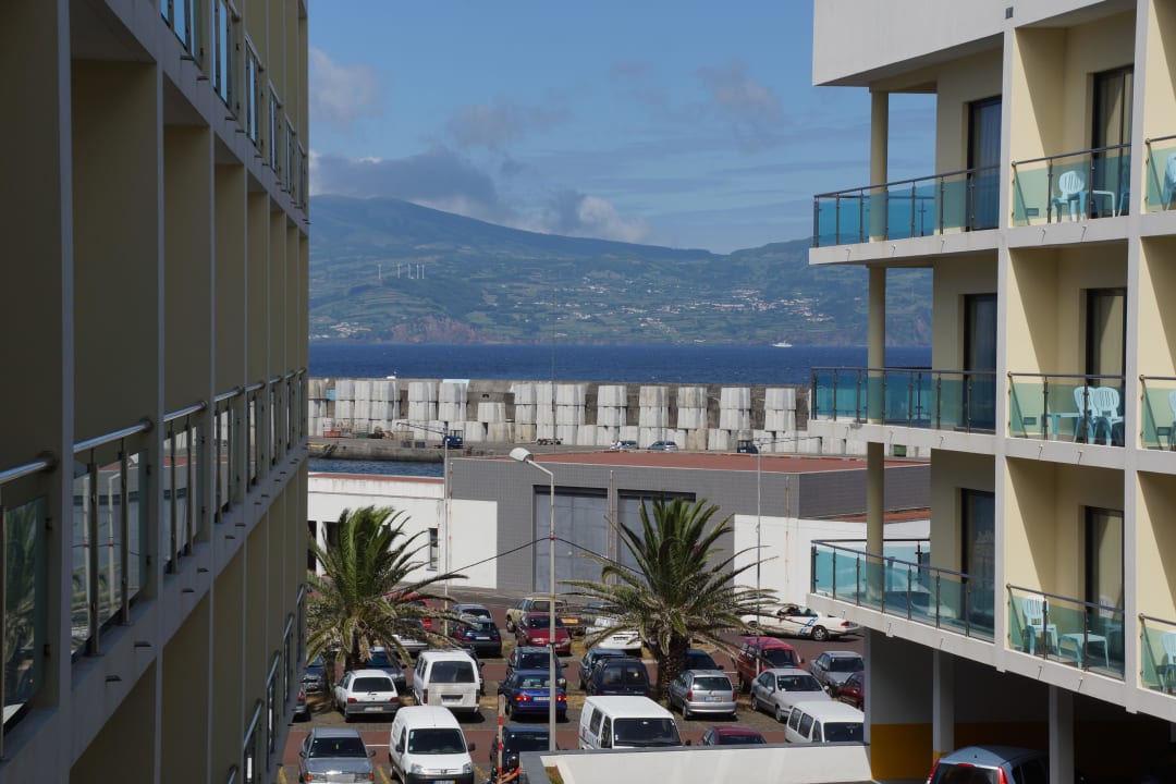 Ausblick von einem Hofzimmer Hotel Caravelas