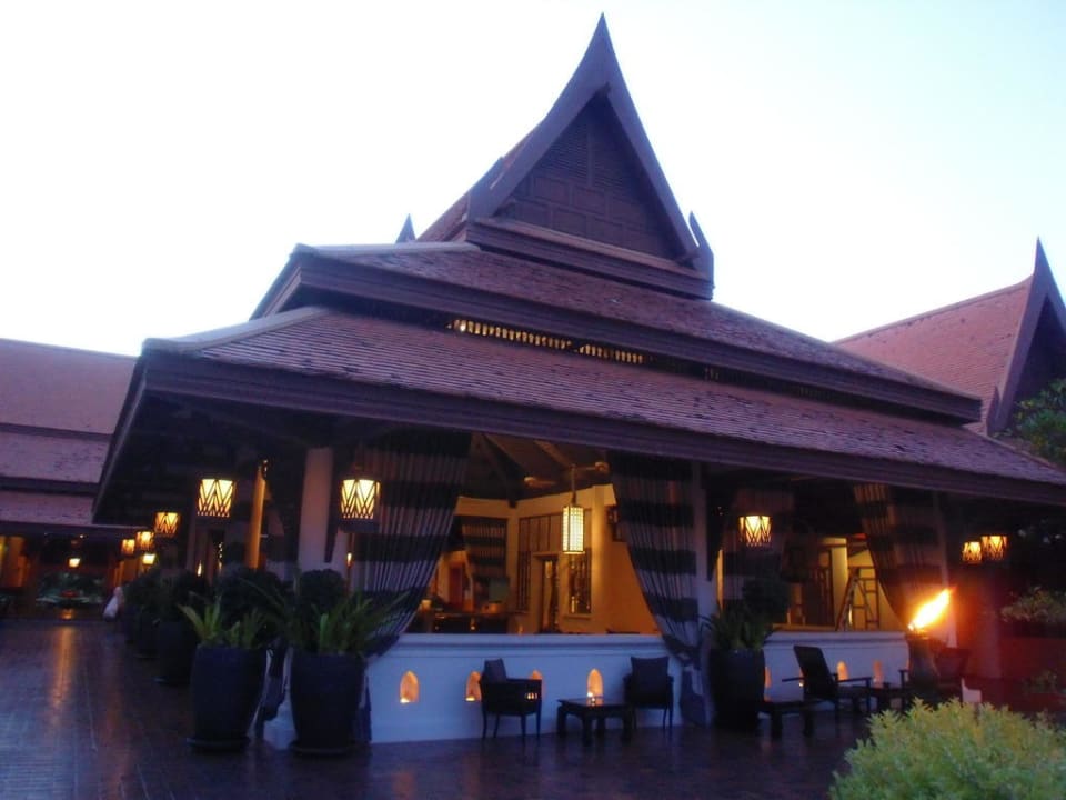 Hoteleingang Anantara Hua Hin Resort