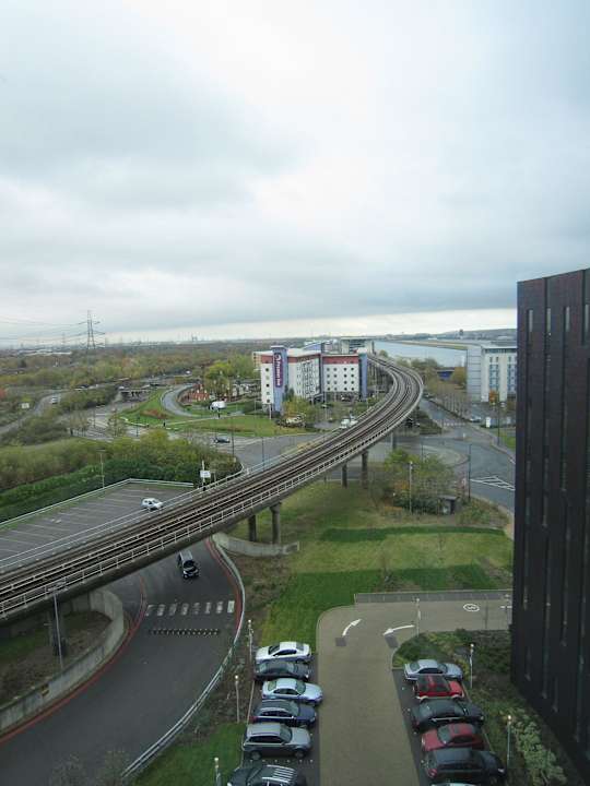 Blick aus dem Rechten Fenster Hotel Aloft London ExCel