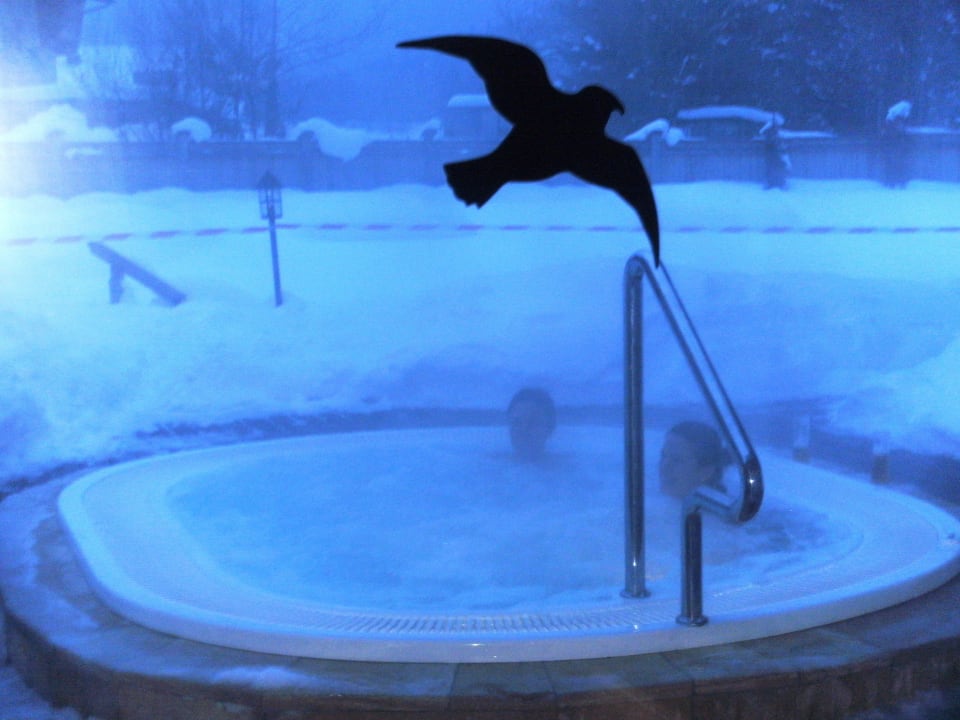 Whirlpool im Außenbereich Verwöhnhotel Kristall