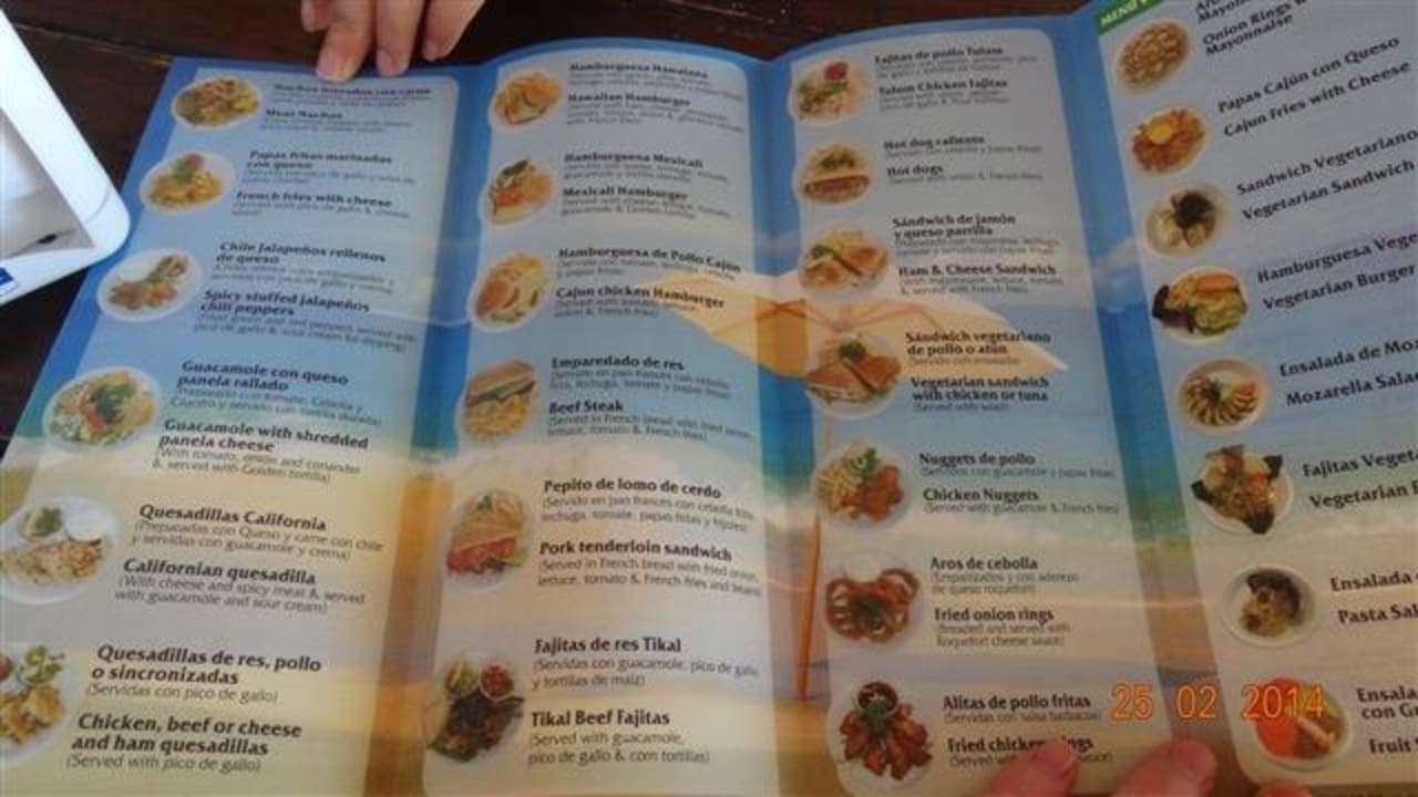 Empfehlung Chicken Quesadilla mit Guacomole Grand Palladium Kantenah Resort & Spa