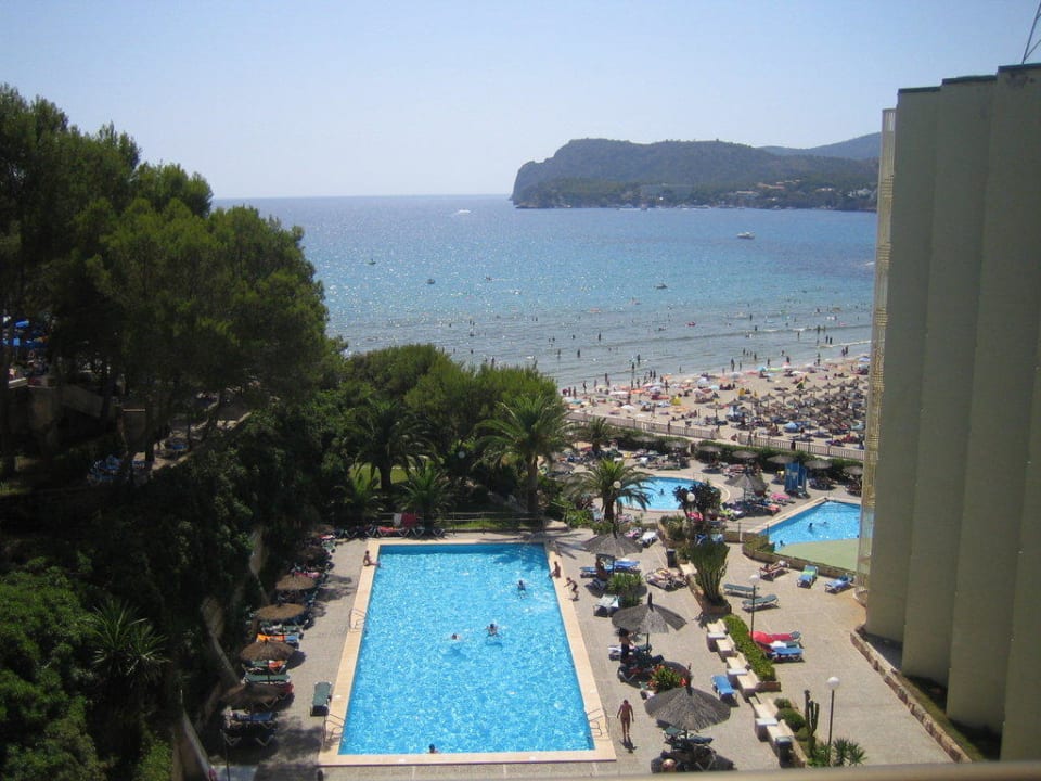 Blick vom Balkon meines Zimmers Hotel Vibra Beverly Playa
