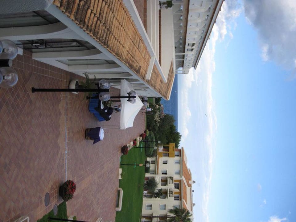 Blick vom Balkon blau punta reina