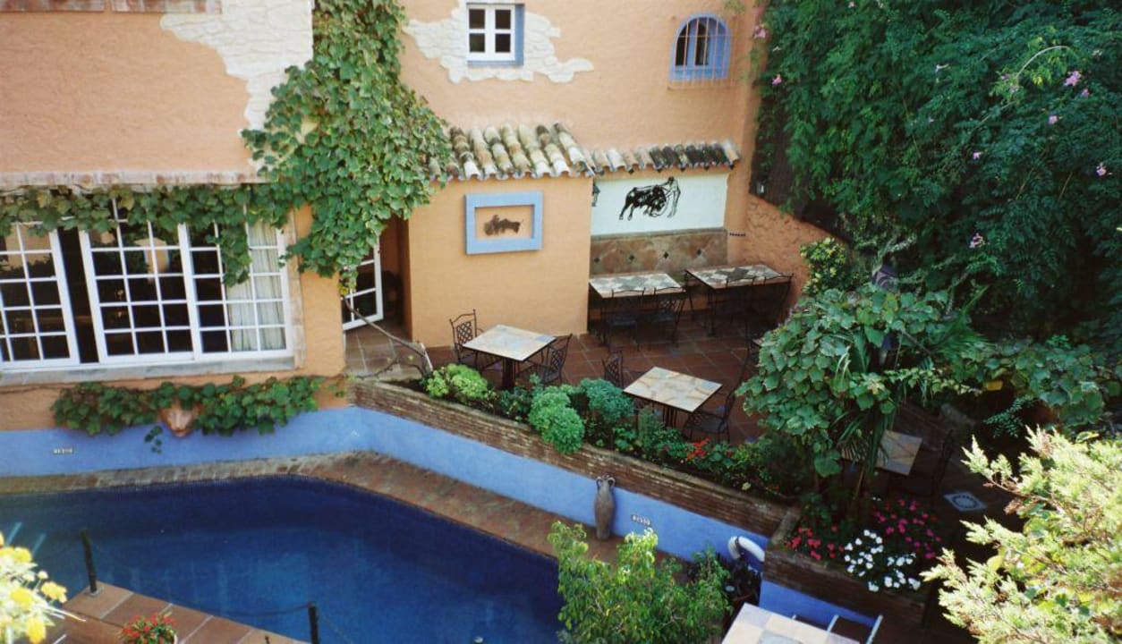 Innenhof Hotel Amanhavis