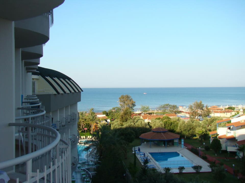 Ausblick von unserem Balkon Side Sun Hotel