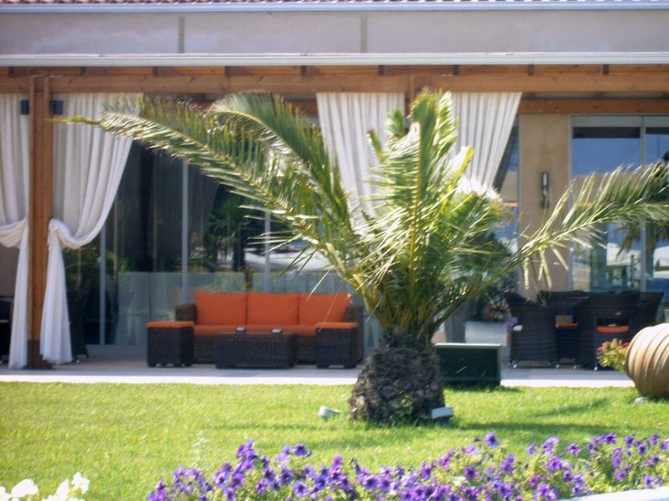 Ausblick von der Terrasse alltoura Club Hotel Poseidon Palace