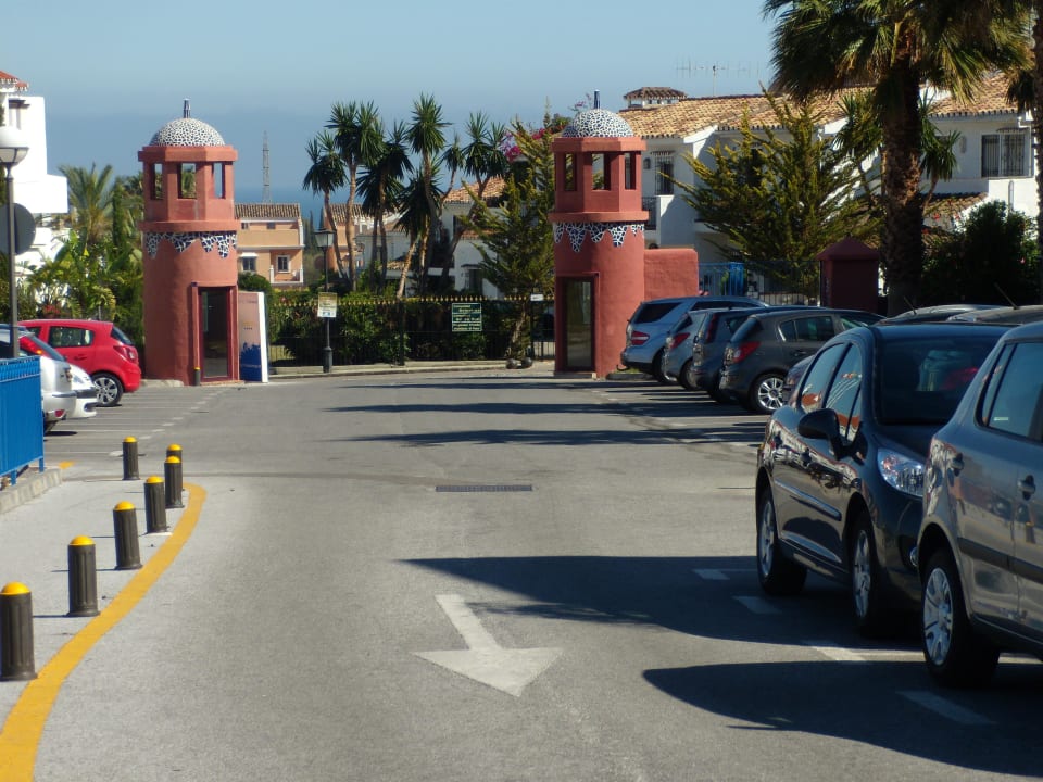 Zufahrt zum Ferienanlagenbereich Bakour Oh Nice Costa del Sol