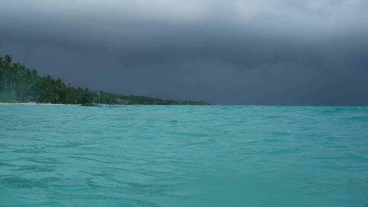 Kurz vor dem Gewitter Kuramathi Maldives