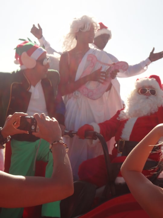 Santa Claus comming to Riu Karamboa Hotel Riu Karamboa