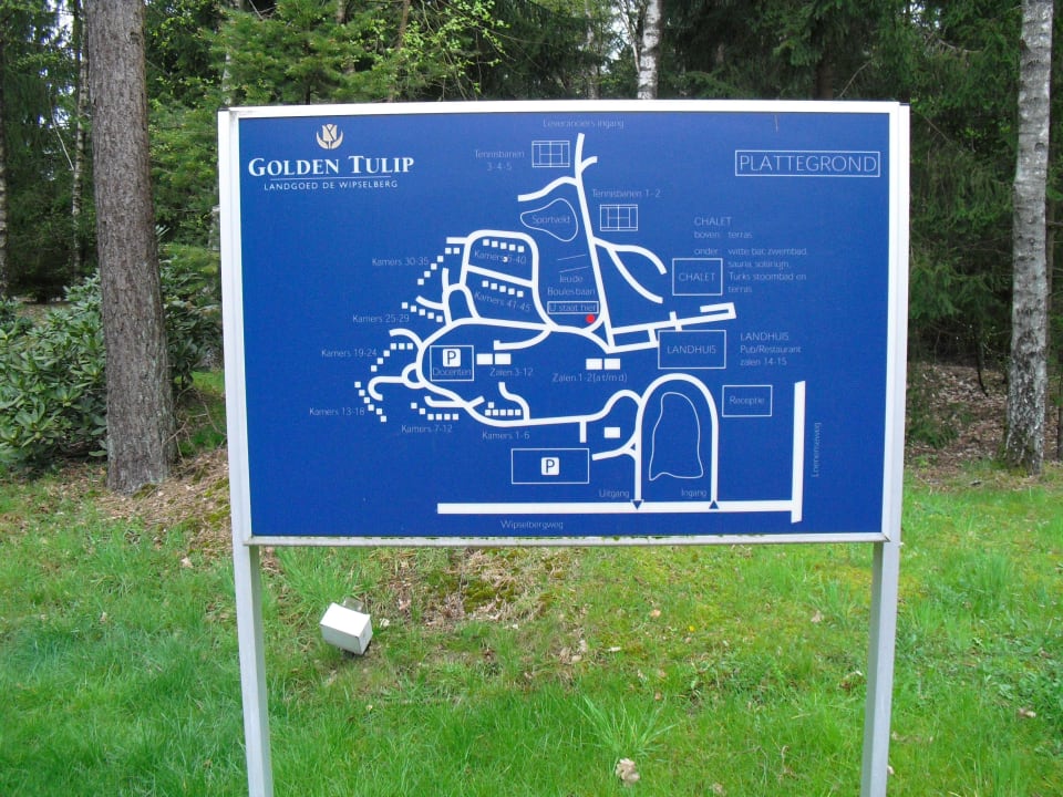 Übersichtsplan der Analge Fletcher Hotel-Restaurant De Wipselberg-Veluwe