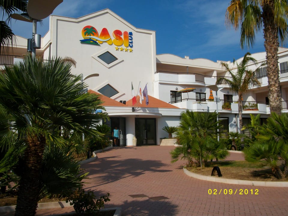Eingangsbereich Oasiclub Hotel