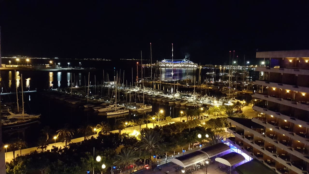 Ausblick am Abend  Melia Palma Marina