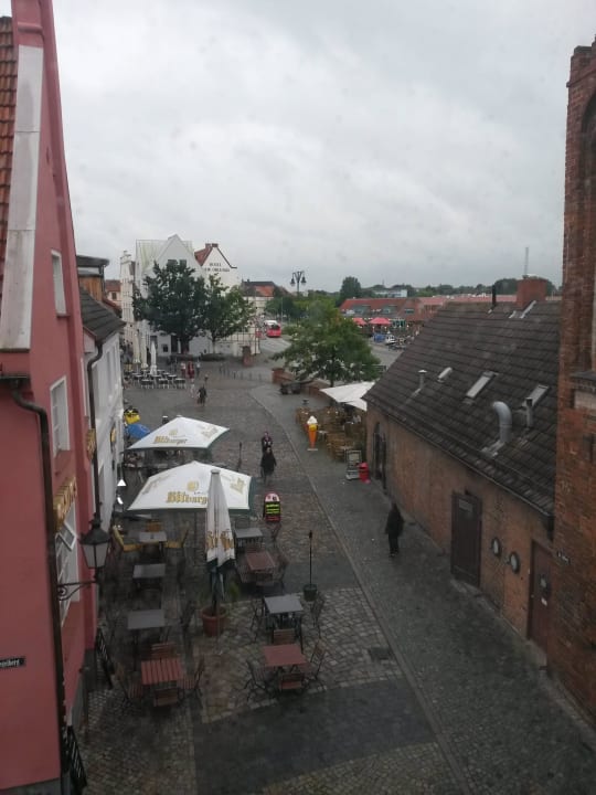 Ausblick Eckzimmer 206 Hotel Am alten Hafen