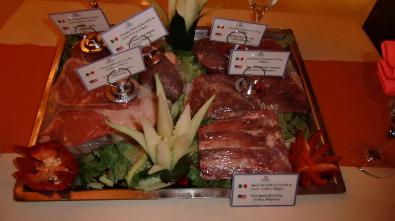 Steakhouse, Auswahl Sandos Playacar Beach Resort