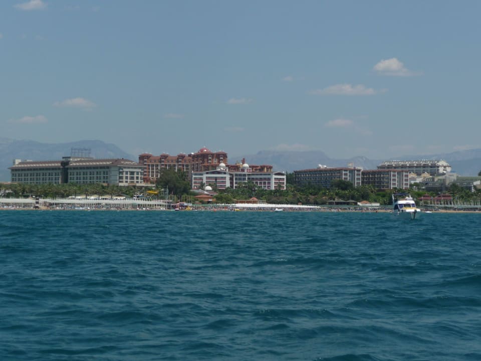 Das Hotel vom Meer aus  Seher Kumköy Star Resort & Spa