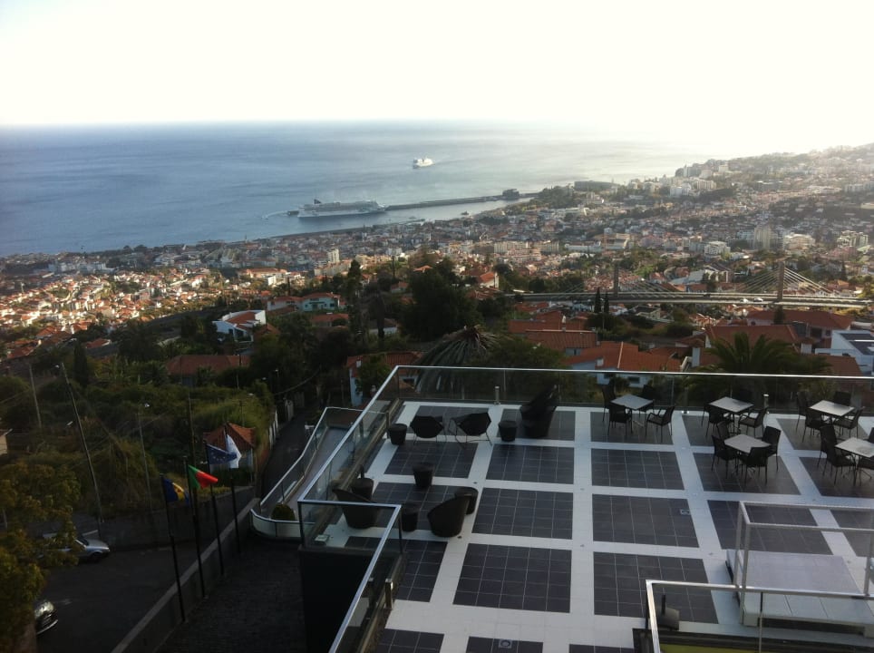 Ausblick vom oberen Stockwerk des Herrenhauses Hotel Quinta Mirabela