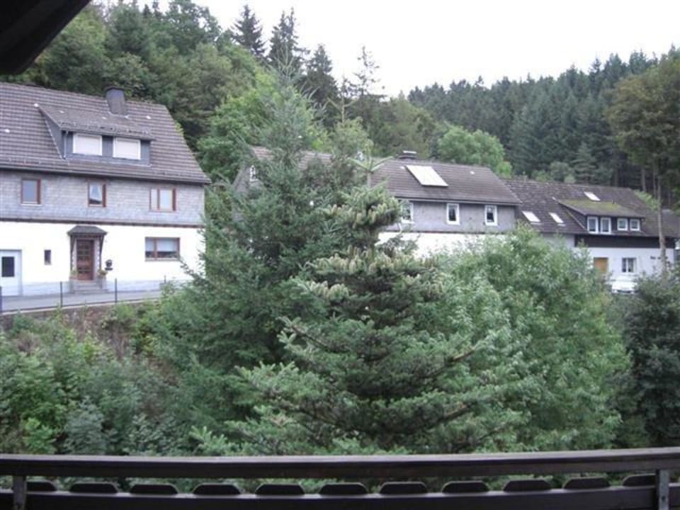 Balkonausblick Hotel Haus Schnorbus