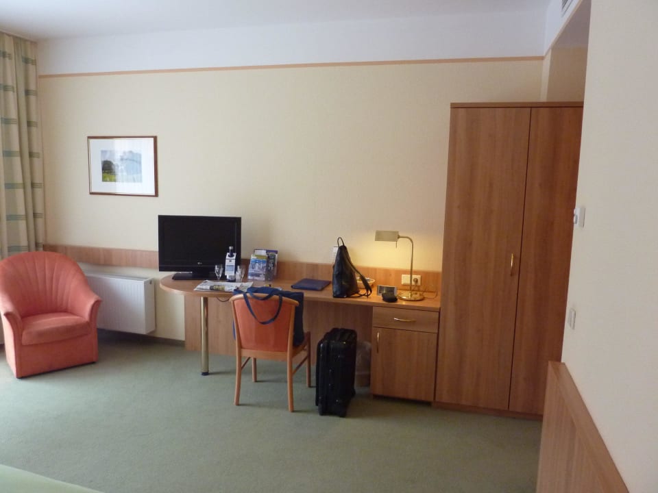 Vom Bett aus gesehen Hotel am Vitalpark