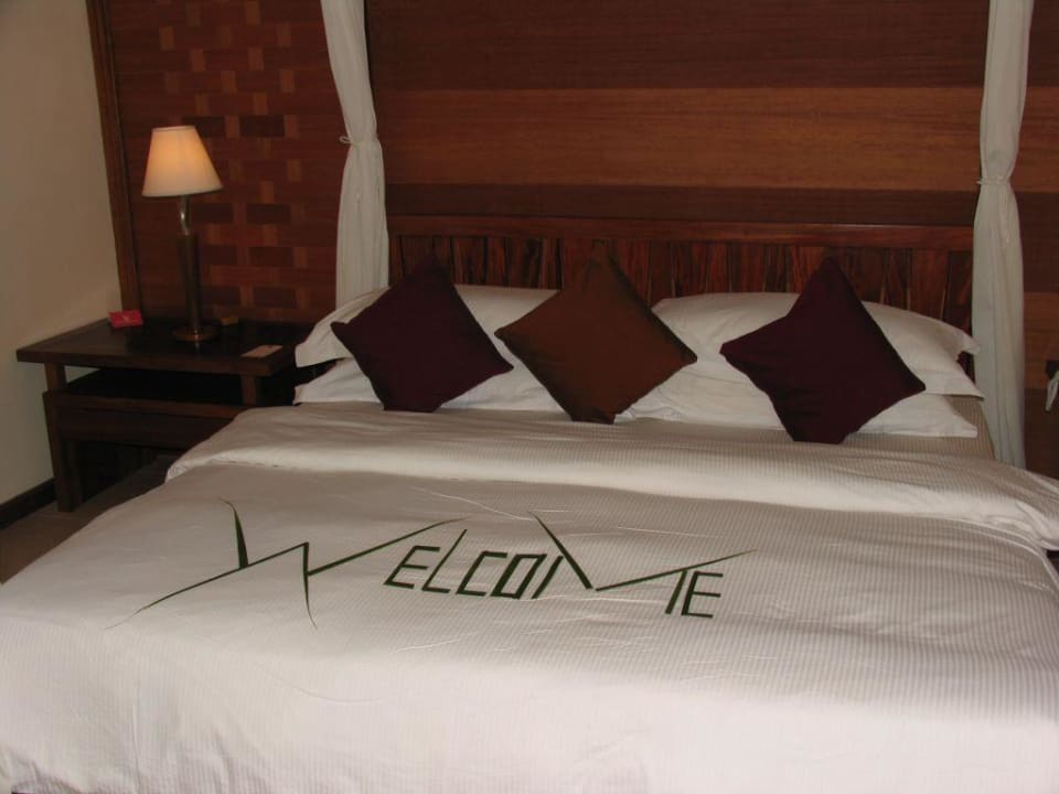 Begrüßung im Hotelzimmer Kuramathi Maldives