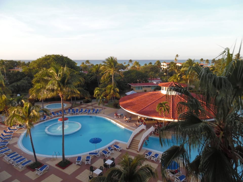 Vom Balkon fotografiert Hotel Villa Cuba